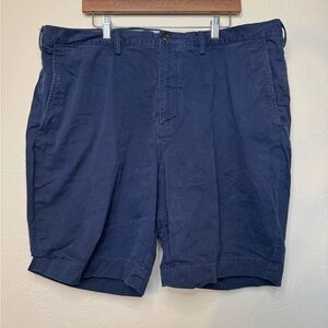 Polo by Ralph Lauren Dark Blue Flat Front Shorts